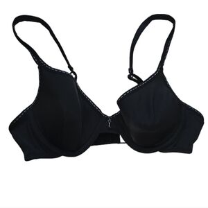 Warner's Black Underwire Bra 34B